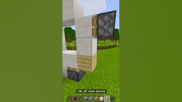 CHẾ TẠO CÁNH CỬA THÔNG MINH #minecraft #minecraftshorts #animation