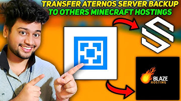 How To Transfer Aternos Server Backup To Other Hosting Server | How To Download Your Aternos Server