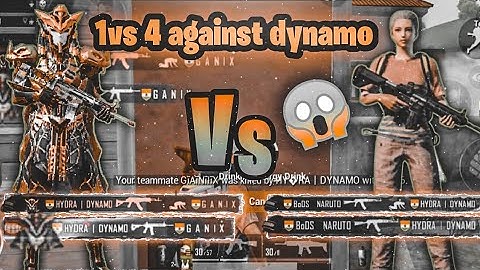 1vs4 Against Dynamo Gaming|| How we killed Hydra dynamo || #SoloboiYT