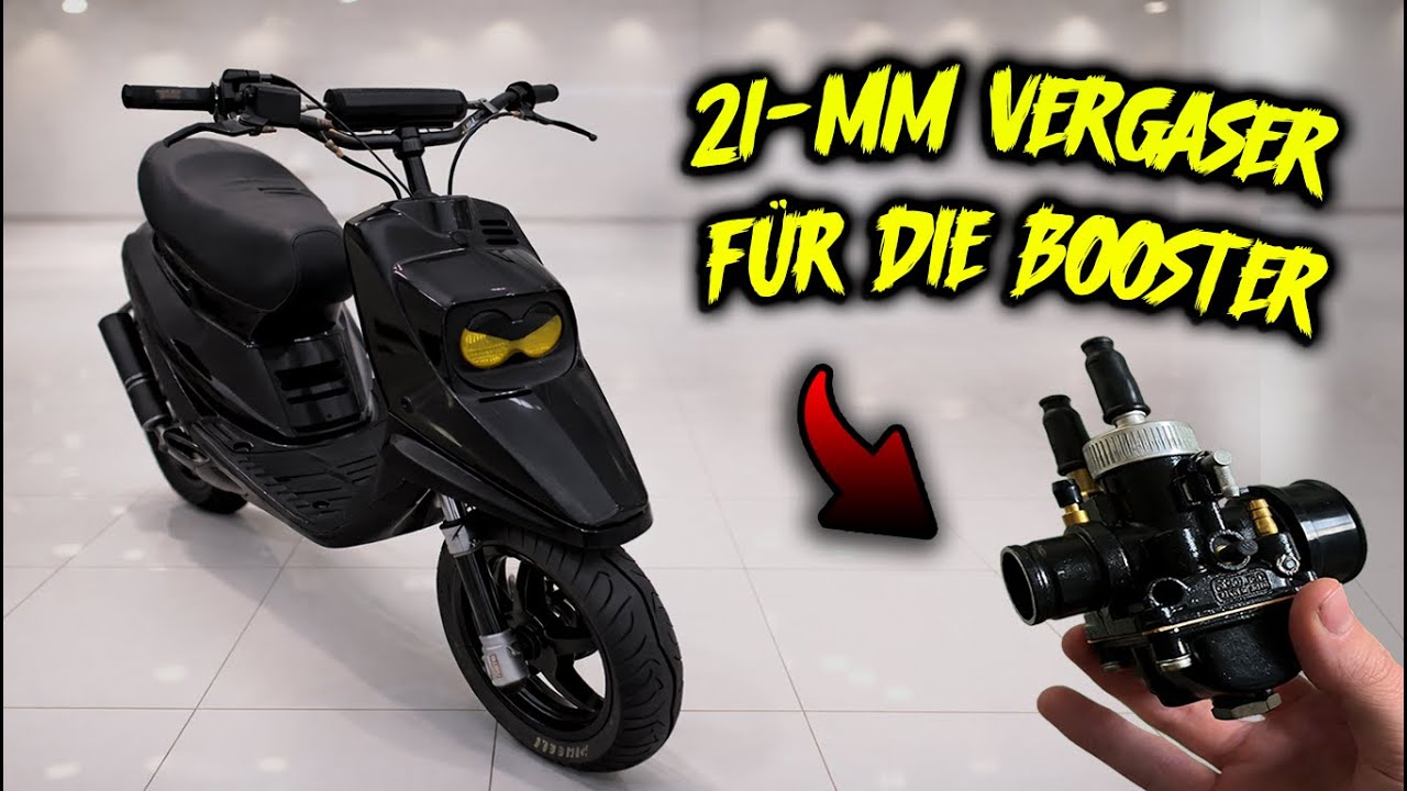 21mm Vergaser für die Booster! 😈 | Mbk Booster