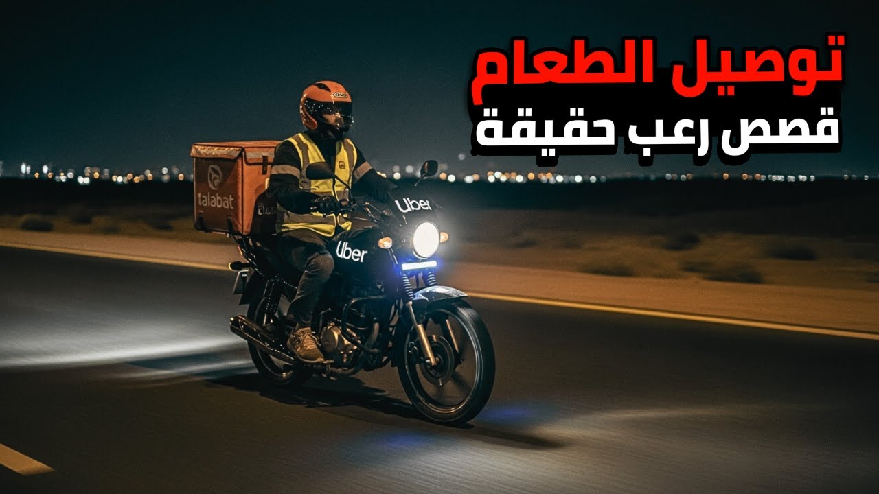 4 قصص رعب حقيقية حدثت أثناء العمل في توصيل الطعام ليلا 🌃