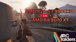 ARC RAIDERS is here! | RX 9070 XT + Ryzen 7 9800X3D | 1440p Ultra Settings Gameplay
ARC RAIDERS just dropped — here’s how it performs on the AMD RX 9070 XT paired with the Ryzen 7 9800X3D!
Tested at 1440p Ultra Settings on an OLED ASUS ROG Swift monitor for the ultimate visual experience.
💻 System Specs:
• CPU: AMD Ryzen 7 9800X3D
• GPU: PowerColor Hellhound RX 9070 XT
• Motherboard: ASUS ROG X870E-E
• Cooler: Lian Li HydroShift II LCD-C 360CL
• RAM: Corsair Vengeance 64GB (2x32GB) 6000MHz CL30
• Storage: Lexar 2TB NM790 PCIe 4.0 NVMe (7400 MB/s)
• PSU: Rosewill VMG850 850W Gold
• Monitor: ASUS ROG Swift 27 1440p OLED
💬 Comment down below what youd like me to showcase with this new setup and dont forget to share yours too!
👍 Like, subscribe, and hit the bell to support the channel and receive more videos❤️
Discord at: https://discord.com/invite/sAVkAVNryk
Join the community to share food pics, pet pics, chat in gaming channels and more! See you there😉
#arcraiders #rx9070xt #ryzen79800x3d #gameplay #1440pgaming #amdradeon #gamingsetup #performancetesting #extractionlootershooter #extractionshooter #lootershooter ARC RAIDERS is here! | RX 9070 XT + Ryzen 7 9800X3D | 1440p Ultra Settings Gameplay