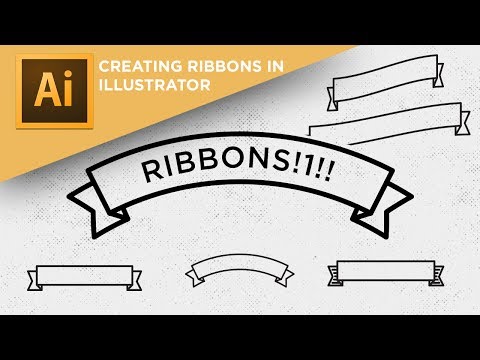 How to create ribbons and banners in Adobe Illustrator