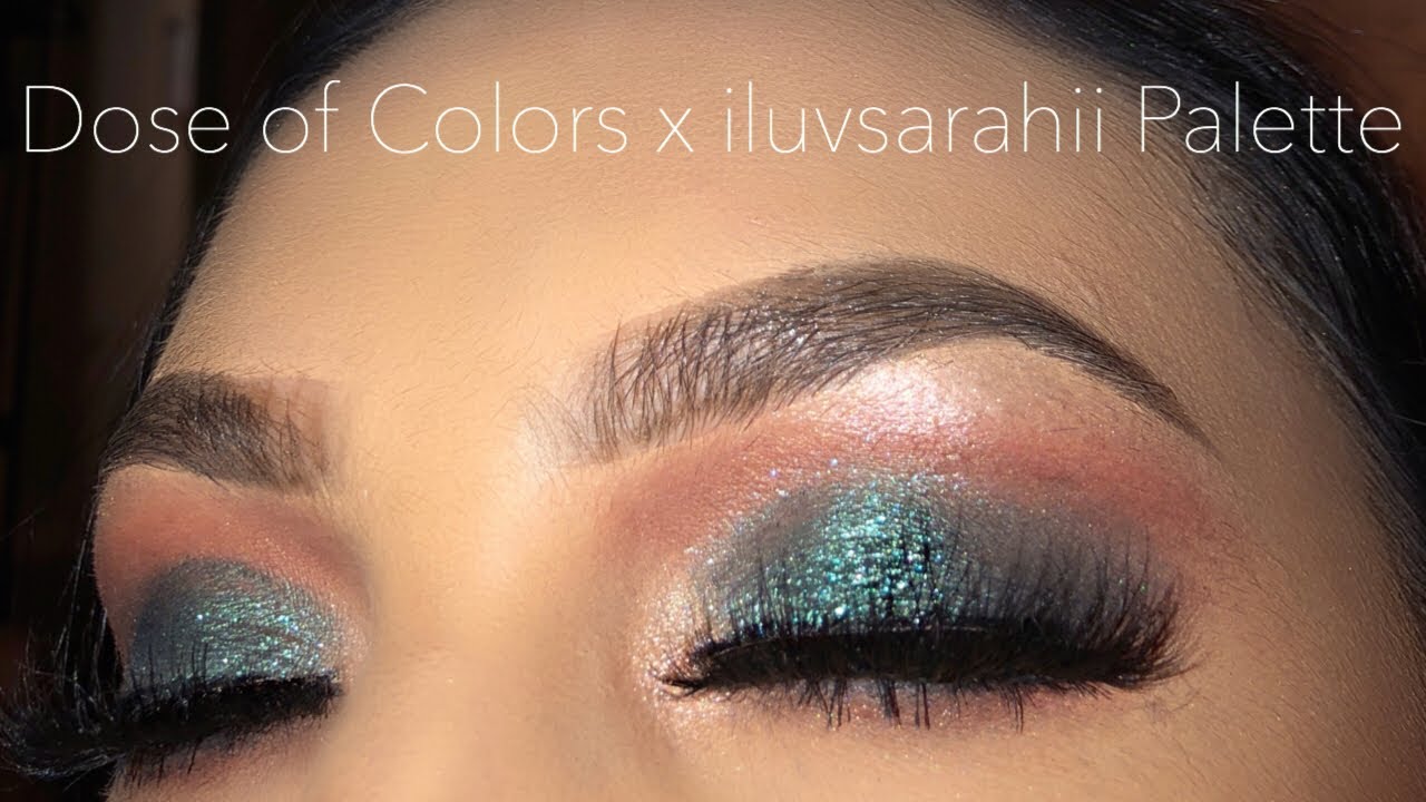 Dose of Colors x iluvsarahii Teal Smokey Eye Tutorial