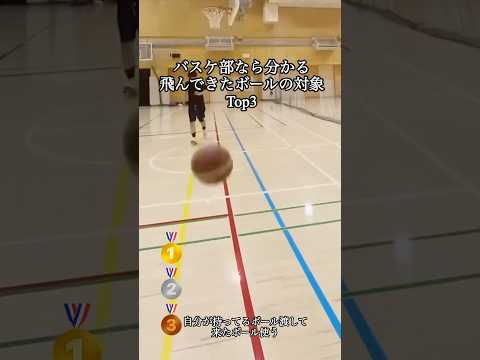 バスケ部の飛んできたボールへの対処