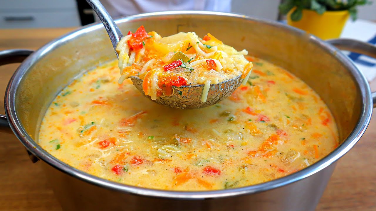 Ich kann diese Gemüsesuppe jeden Tag essen! Es ist so lecker, dass jeder immer wieder danach fragt!