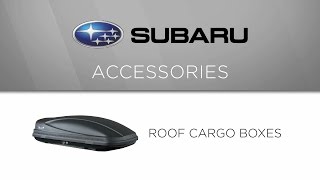 Genuine Subaru Accessory - Roof Cargo Box