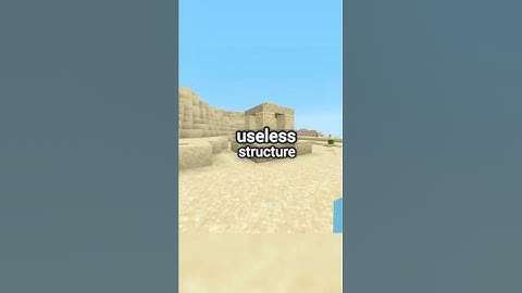 Minecraft’s Most Useless Structure?