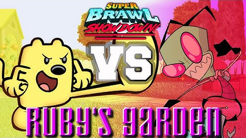 Wubbzy vs Invader Zim II | Super Brawl Showdown v0.3.0b Full Match Gameplay
