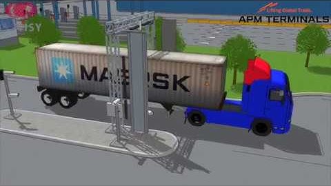 Auto Gate 4 - APM Terminals Gothenburg Automated Gate Process