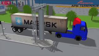 Auto Gate 4  APM Terminals Gothenburg Automated Gate Process