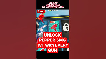 PEPPER SMG 1V1 with every gun FORTNITE @HIVECR8