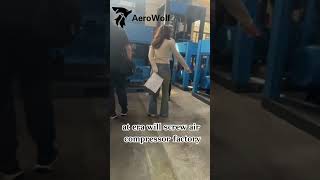 aerowolf compressor direct factory #screwaircompressor #aircompressor #aircompressorservice