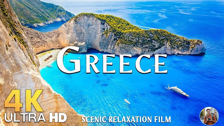 FLYING OVER GREECE (4K UHD) - Amazing Beautiful Nature Scenery with Relaxing Music - 4K Video UHD
