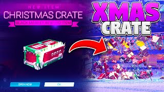 New CHRISTMAS CRATE Opening On Rocket League!