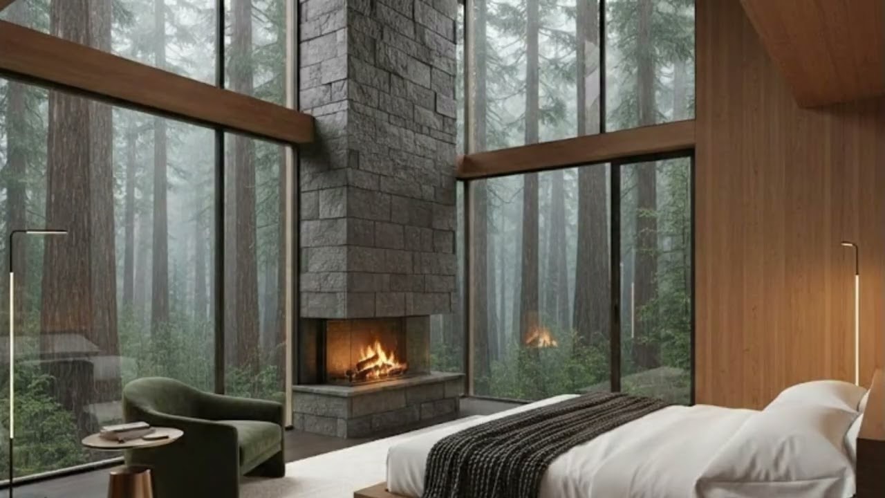 This is what pure peace looks like. A rainy morning in the giant forest