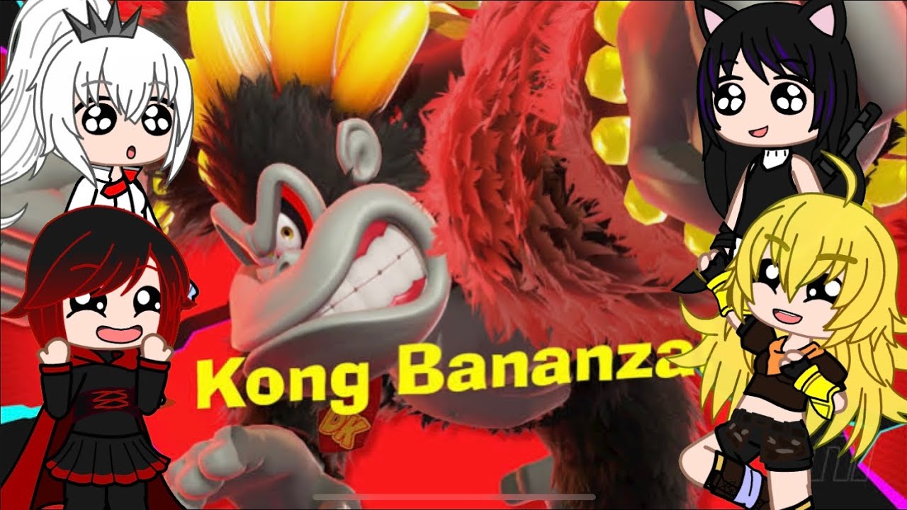 RWBY react to Donkey Kong Bananza Transformations (Gacha Club)