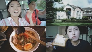 [FoodVlog#18] Spicy Tonkatsu Ramen + Big Big Houses~ + Poached Eggs