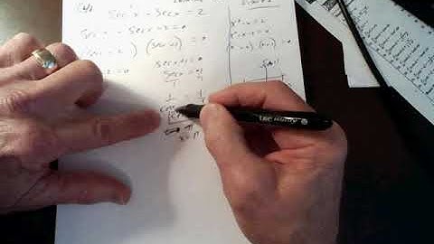 Solve Trig Functions section 5 3 Video 6