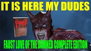 Faust Love Of The Damned Complete Edition. UNBOXING ITS HERE!!!!!!