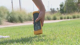 Testing The Temperatures Of Surfaces In Phoenix Fox 10 News