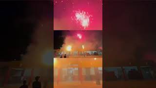 Hermosa pirotecnia en las Fiestas de La Rivera Jalisco