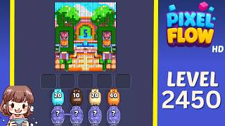 Pixel Flow Level 2450 Solution Walkthrough