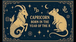 Capricorn Born in the Year of the Rat: Ambition Meets Cleverness