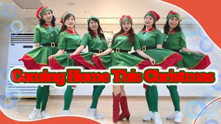 Coming Home This Christmas Line dance (Demo) | High Beginner | 커밍 홈 디스 크리스마스 라인댄스 | 초급라인댄스