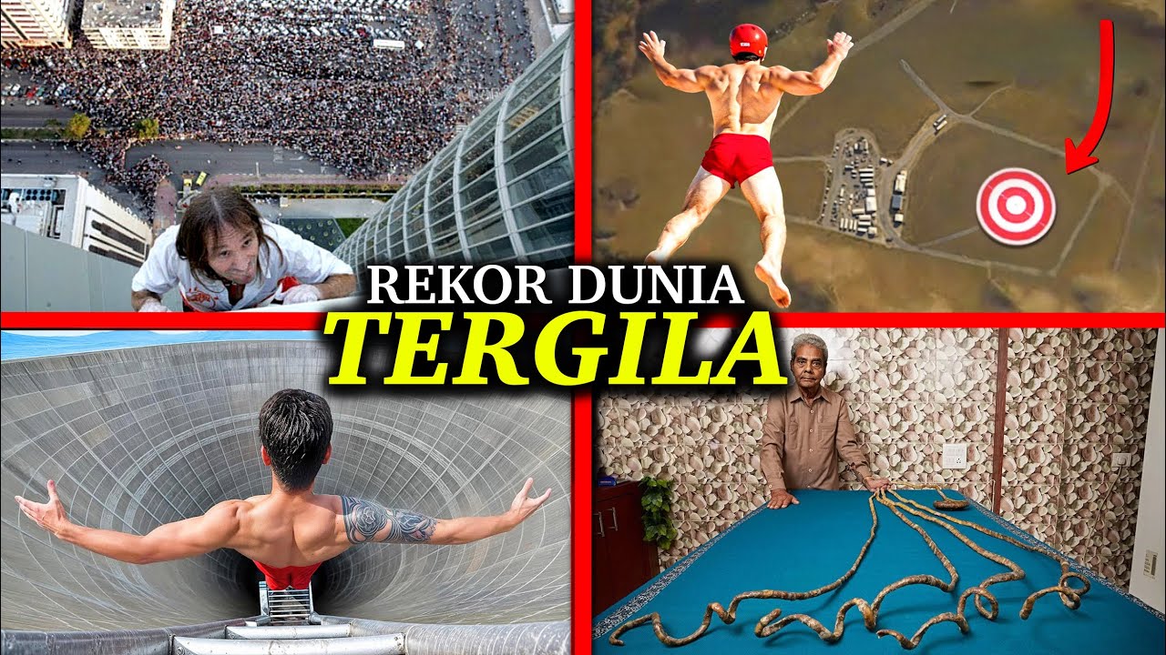 JATUH DARI 10.000 METER TANPA PARASUT... DAN HIDUP?! Inilah Daftar Rekor yang Akan Susah Dipecahkan!