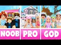 Roblox NOOB vs PRO vs GOD Family SUMMER Home