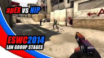 ESWC 2014 LAN Group Stages - apEX vs NiP - Pistol ACE!