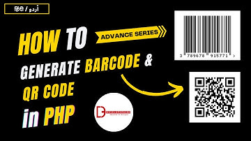 PHP Advance Series | How to generate EAN-13 Barcode in PHP | URDU / HINDI