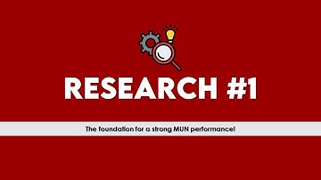 Research: Part 1 || Delegate Training Video #2