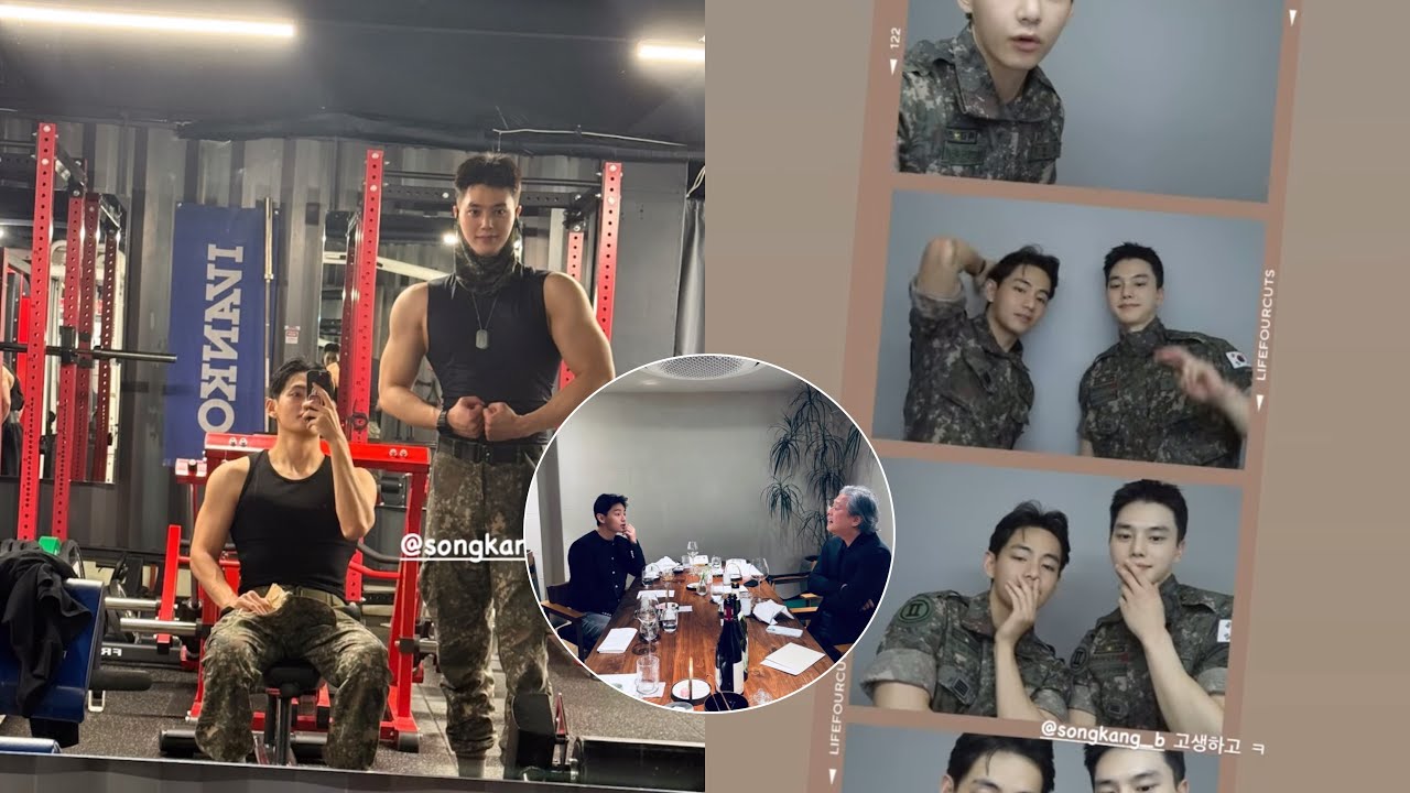 Surprising, full video of BTS V and Songkang hanging out together!