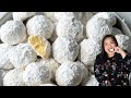 Snowball Cookies Without Nuts (Milky Arabic Cookies)