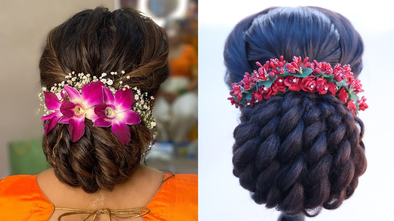 2022Navratri Dandiya/Garba Night Hairstyles for girls and women/Hairstyles  for Navratri festival - YouTube