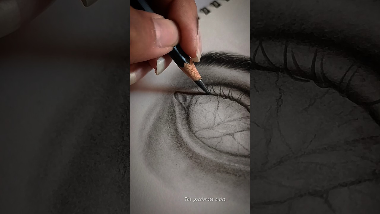 Drawing creepy eye | Pencil sketch | Scary Eye | Horror 
