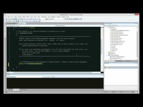 Intro to Gadgeteer: "Hello World" Part 1