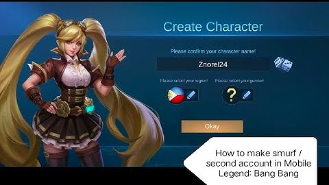 CREATING NEW SMURF ACCOUNT IN MOBILE LEGEND | HOW TO CREATE NEW ACCOUNT IN ML | EASIEST WAY 2021