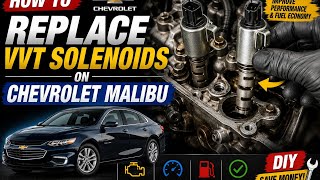 How to replace VVT solenoids on Chevrolet Malibu