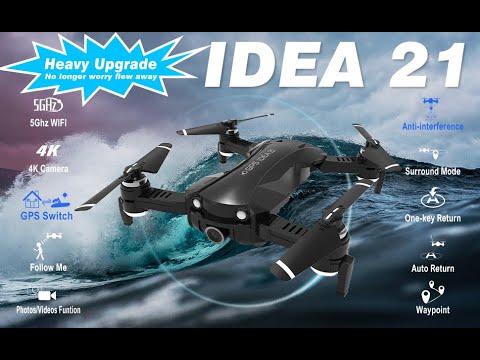 le-idea IDEA21 - Foldable FPV Drone With 4K Camera For Adults at