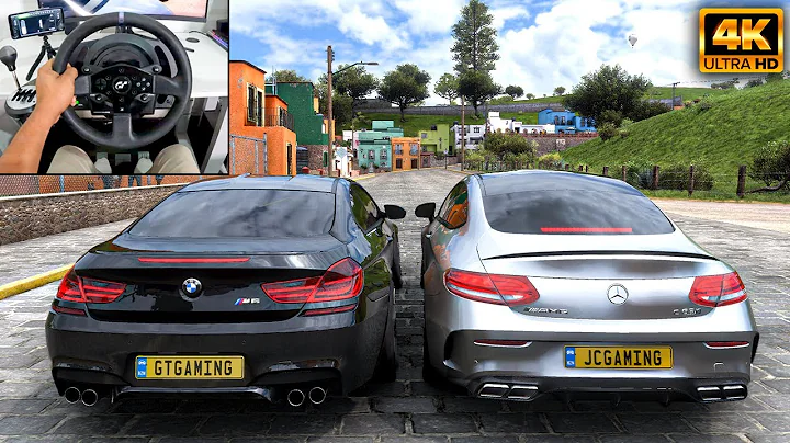 BMW M6 Coupe & Mercedes-AMG C63 S Coupe | Forza Horizon 5 | Thrustmaster T300RS gameplay