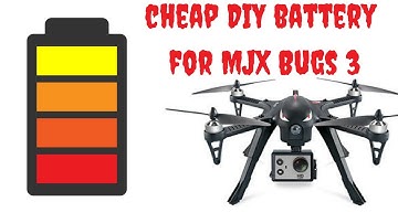 MJX B3 Bugs - cheap DIY long lasting battery out of Syma X8C battery
