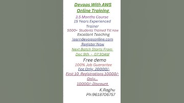 Devops With AWS Online Training