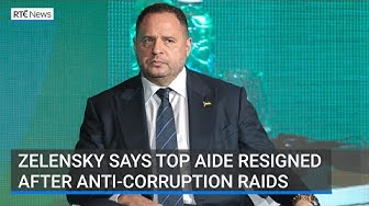 Thumbnail for Zelensky says top aide resigned after anti-corruption raids