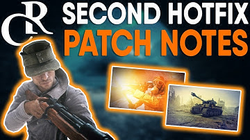 Battlefield 5 - SECOND HOTFIX! - PATCH NOTES - NETCODE FIXES Info! - Battlefield V News