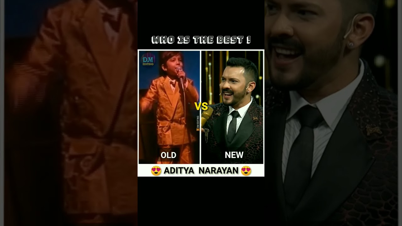 old vs new | Aditya Narayan | jab bhi koi ladki dekhu vs mujhe neend na aaye#shorts @dmediting3854