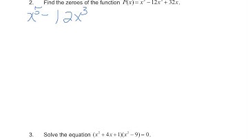 U5-5 Solving Higher Degree Polynomials Video Lesson