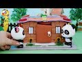 あたらしいお家へようこそ!❤おうちをつくるよ❤大工さん❤トイバス(ToyBus) キッズ おもちゃアニメ